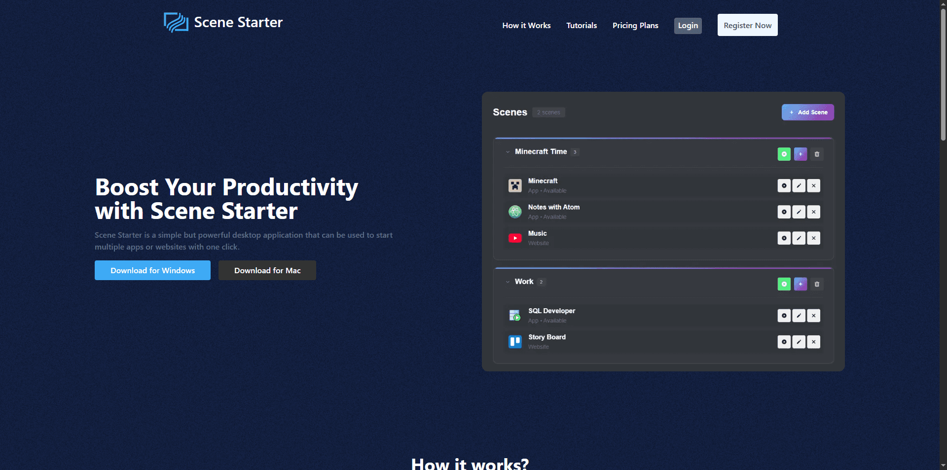 SceneStarter